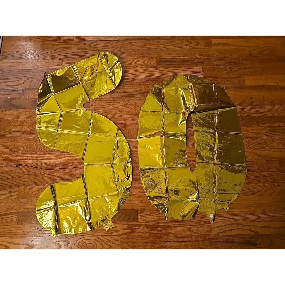 50Th Birthday Decorations Men Women Happy Decoration Banners Large Golden Balloo